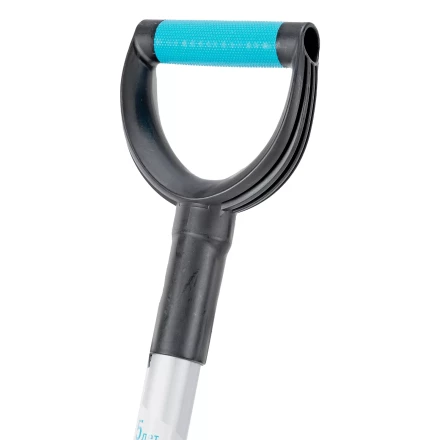 Лопата для уборки снега Palisad 61776, полипропилен, 350х405х1300мм, алюминиевый черенок, ПВХ накладка, LUXE купить в Челябинске