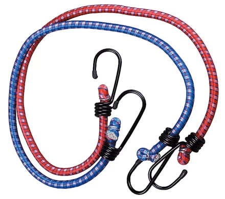 Шнур ЗУБР крепежный резиновый, со стальными крюками, 100см, 2шт 4-40507-100 купить в Челябинске