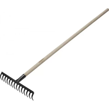 Грабли ЗУБР садовые с черенком, 14 прямых зубцов 4-39583-14 купить в Челябинске