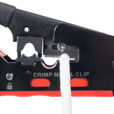 Кримпер многофункциональный КВТ JT-04А с 2 встроенными модулями для обжима RJ-45 (Cat 7), RJ-12, RJ-11 (89439) купить в Челябинске