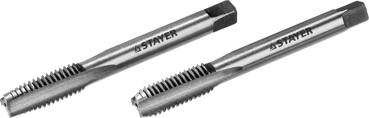 Комплект метчиков STAYER "MASTER", сталь 9ХС, М10х1,5, 2 шт 28025-10-1.5-H2 купить в Челябинске
