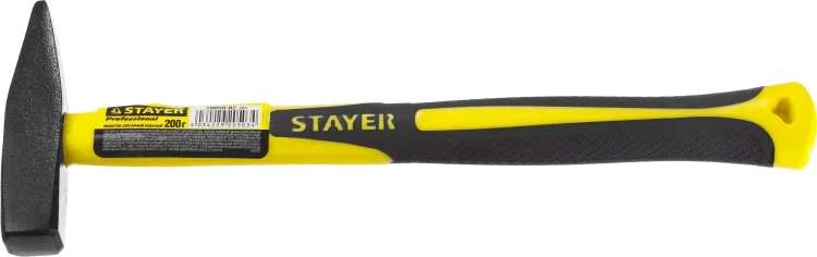 Молоток слесарный Fiberglass 200 г с фиберглассовой рукояткой, STAYER Professional 20050-02 20050-02_z01 купить в Челябинске