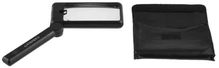 Лупа STAYER &quot;MASTER&quot; складная с подсветкой для чтения, 2-х/8-и кратное увеличение, размер линзы 100х50мм 40526 купить в Челябинске