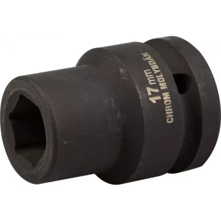 Торцовая головка KRAFTOOL &quot;INDUSTRIE QUALITAT&quot; ударная (3/4&quot;), FLANK, Cr-Mo, фосфатированная, 17 мм 27945-17_z01 купить в Челябинске