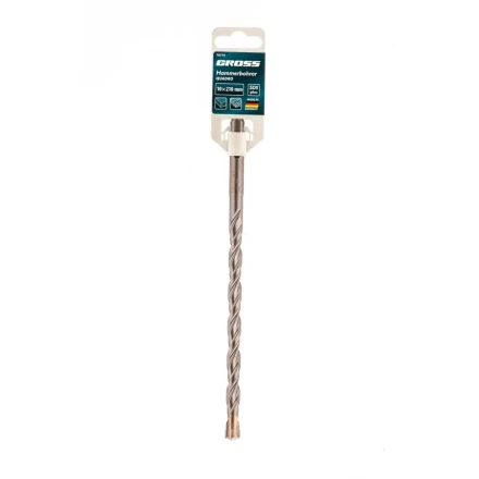 Бур по бетону QUADRO 10 x 210 мм SDS PLUS Gross 70774 купить в Челябинске