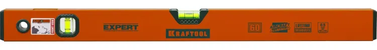 Уровень коробчатый, KRAFTOOL 34710-060, 2 ампулы, 0,5 мм/м, 600мм 34710-060_z01 купить в Челябинске