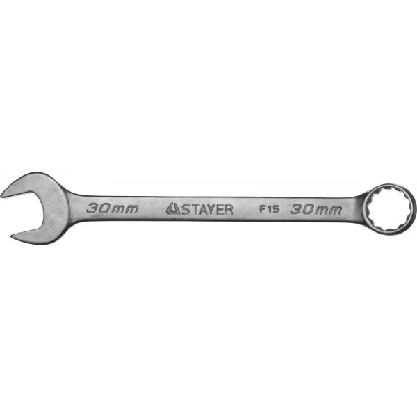 Ключ STAYER "MASTER" гаечный комбинированный, хромированный, 30мм 27085-30 купить в Челябинске
