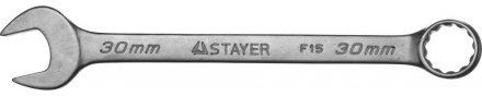 Ключ STAYER &quot;MASTER&quot; гаечный комбинированный, хромированный, 30мм 27085-30 купить в Челябинске