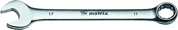 Ключ комбинированный 32 мм CrV матовый хром MATRIX 15121 купить в Челябинске