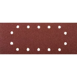 Лист шлифовальный ЗУБР "МАСТЕР", 14 отверстий, для ПШМ на зажимах, Р40, 115х280мм, 5шт 35594-040