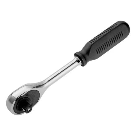 Ключ-трещотка 1/2&quot;, 45 зубьев, с быстрым сбросом, CrV, хром// Сибртех 14004 купить в Челябинске