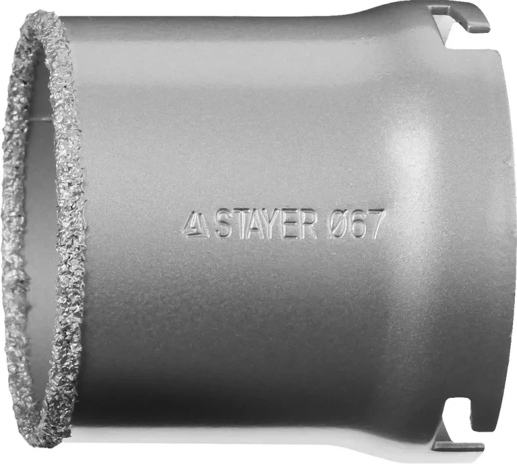 Коронка STAYER "PROFESSIONAL" кольцевая с карбидно-вольфрамовой крошкой, d=67мм 33345-67 купить в Челябинске