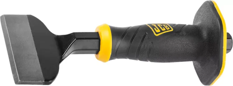 Зубило-конопатка JCB, двухкомпонентная рукоятка с протектором, CrV cталь, 215х100мм JCL008 купить в Челябинске