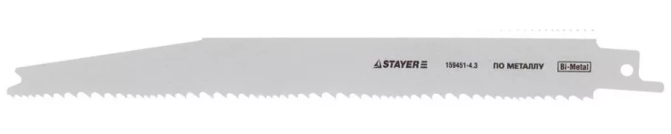 Полотно STAYER "PROFI" S345XF к саб эл.ножов Bi-Met,дер с гвозд,лист мет,Al проф 3-18мм,пласт,стеклопл,200/2,1-4,3мм 159451-4.3 купить в Челябинске