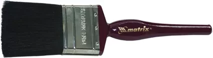 Кисть плоская &quot;Декор&quot; 3/4&quot; (20 мм) натуральная черная щетина деревянная ручка  MATRIX 82615 купить в Челябинске