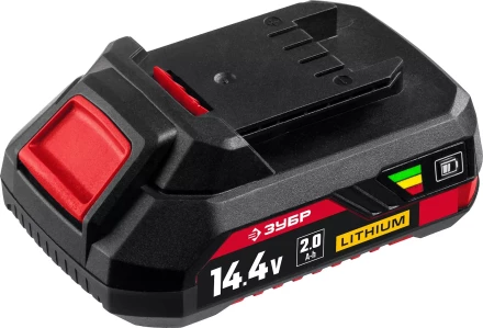 ЗУБР С1, 14.4 В, 2.0 А·ч, аккумуляторная батарея (АКБ-С1-14-2) купить в Челябинске