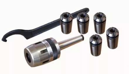 Патрон цанговый МТ2 с набором цанг ф3-10мм К 412 23480 купить в Челябинске