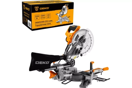 Пила торцовочная DEKO DKMS2200-255 Laser, 063-4218 купить в Челябинске