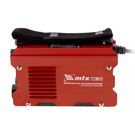Инверторный аппарат дуговой сварки MMA-220S, 220 А, ПВ60%, диаметр электрода 1,6-5 мм MTX 94392 купить в Челябинске