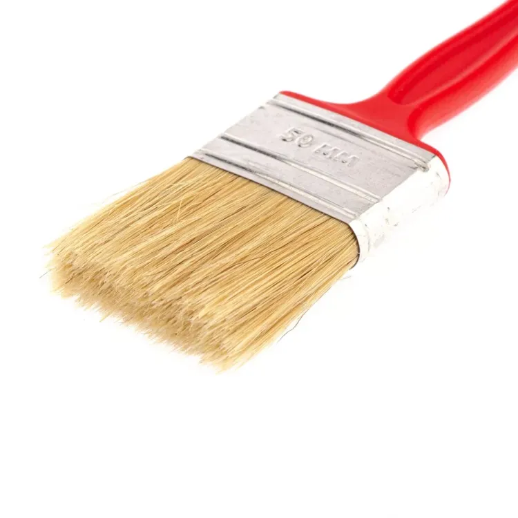 Кисть флейцевая удлиненная, 50 x 12, натуральная щетина, пластиковая ручка Matrix 83402 купить в Челябинске