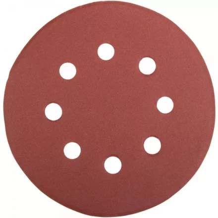 Круг шлифовальный универсальный STAYER "MASTER" из абразивной бумаги на велкро основе, 8 отверстий, Р320, 125мм, 5шт 35452-125-320 купить в Челябинске