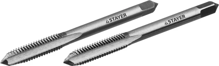 Комплект метчиков STAYER "MASTER", сталь 9ХС, М6х1,0, 2 шт 28025-06-1.0-H2 купить в Челябинске