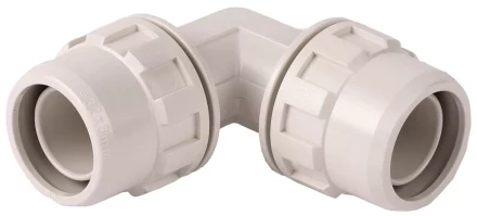 Соединитель ЗУБР &quot;ШиреФит&quot; угловой 90° &quot;штуцер с гайкой - штуцер с гайкой&quot;, 32мм 51492-32 купить в Челябинске