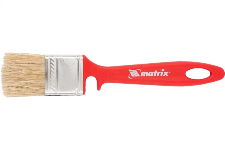 Кисть флейцевая "ЭМАЛИ" 35х10 мм MATRIX Color Line 83351 купить в Челябинске