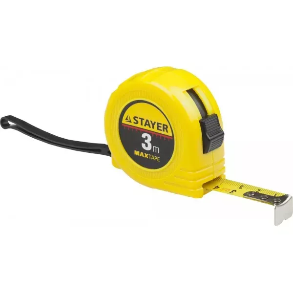 Рулетка STAYER "МASTER" "MaxTape", пластиковый корпус, 3м/16мм 34014-03-16 купить в Челябинске