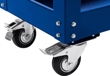 ЗУБР 820 х 405 х 955 мм, инструментальная тележка с выдвижным ящиком + 2 полки, Профессионал (38914) купить в Челябинске