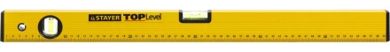 Уровень STAYER &quot;STANDARD&quot; &quot;TOPLevel&quot;, коробчатый, 2 противоударных ампулы, линейка, 60см 3460-060_z03 купить в Челябинске