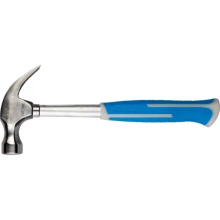 Молоток-гвоздодер ЗУБР цельнометаллический, с двухкомпонентной пластиковой рукояткой, 450г 20250-450_z01 купить в Челябинске