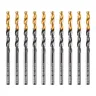 Сверло по металлу, 4,2 мм, HSS-Tin, Golden Tip, 10 шт. Denzel 717210 купить в Челябинске