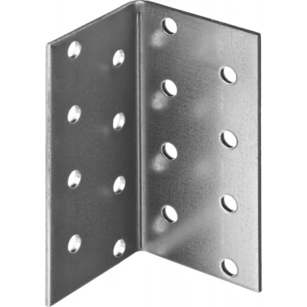 Крепежный угол ЗУБР &quot;МАСТЕР&quot; равносторонний, 80х40х40мм, 50 шт 310205-080-040 купить в Челябинске