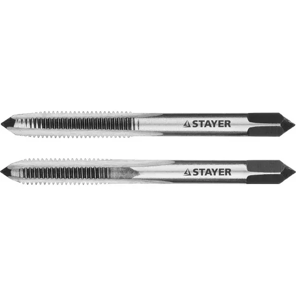 Комплект метчиков STAYER "MASTER", сталь 9ХС, М5х0,8, 2 шт 28025-05-0.8-H2 купить в Челябинске