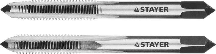 Комплект метчиков STAYER "MASTER", сталь 9ХС, М5х0,8, 2 шт 28025-05-0.8-H2 купить в Челябинске