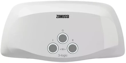 Водонагреватель проточный ZANUSSI 3-logic 3.5 TS душ и кран купить в Челябинске