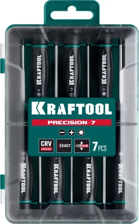 Набор отверток для точных работ KRAFTOOL Precision 7 25686 купить в Челябинске