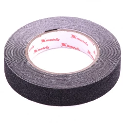 Лента клейкая противоскользящая черная 25 мм x 10 м Matrix 88706