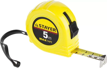 Рулетка STAYER &quot;МASTER&quot; &quot;MaxTape&quot;, пластиковый корпус, 5м/19мм 34014-05-19 купить в Челябинске