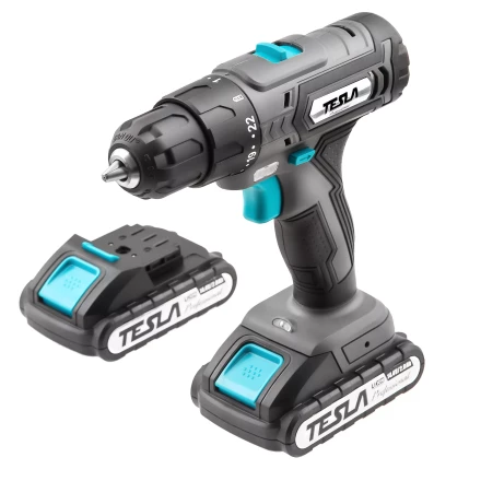 Аккумуляторная дрель TESLA TCD142DC с скейсом купить в Челябинске