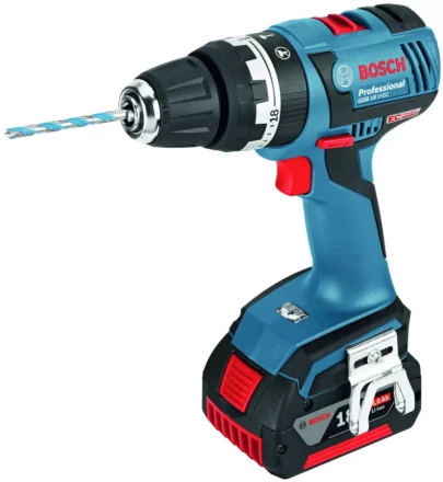 Дрель-шуруповерт аккумуляторная BOSCH GSB 18 V-EC ударная купить в Челябинске