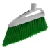 Щетка пластмассовая для подметания пола, премиум, 23 см, без черенка, салатовая щетина, Home Palisad 935575 купить в Челябинске