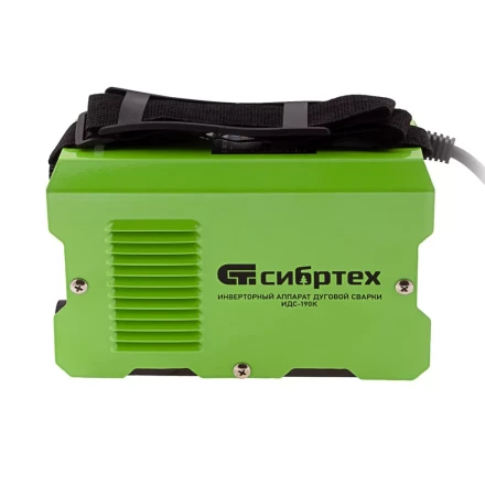 Инверторный аппарат дуговой сварки ИДС-190K, 190 А, ПВ 80%, диаметр электрода 1,6-4 мм Сибртех 94394 купить в Челябинске