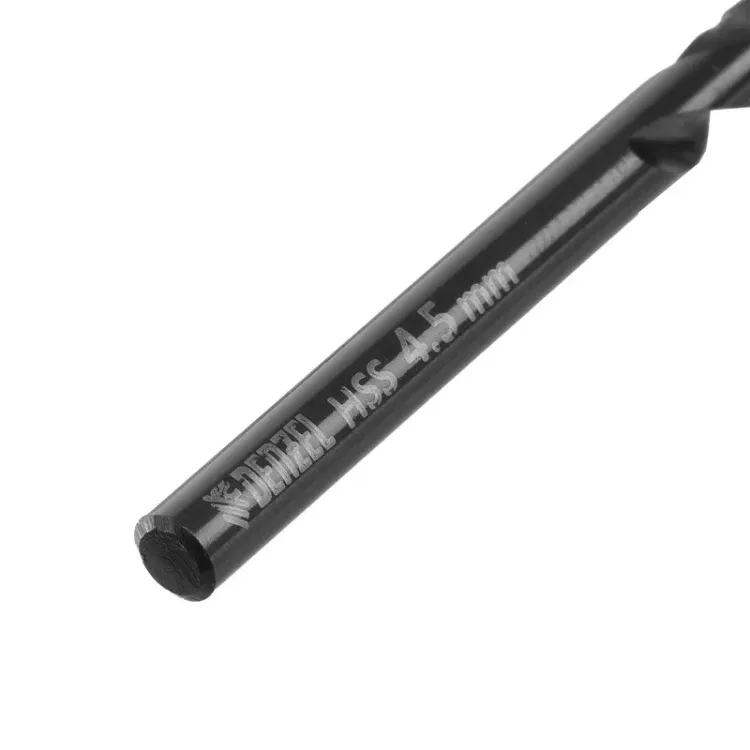 Сверло по металлу, 4,5 мм, HSS-Tin, Golden Tip, 10 шт. Denzel 717211 купить в Челябинске