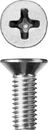 Винт ЗУБР &quot;МАСТЕР&quot; DIN 965, класс прочности 4.8, оцинкованный, M6x16мм, 5кг 303110-06-016 купить в Челябинске