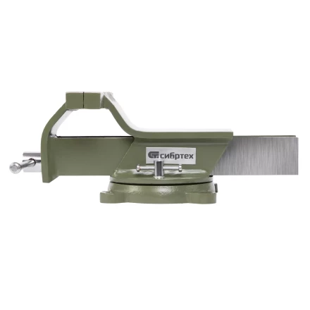 Тиски слесарные Сибртех 18620, 150 мм, стальные, поворотные купить в Челябинске