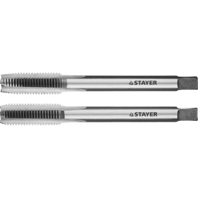 Комплект метчиков STAYER "MASTER", сталь 9ХС, М8х1,0, 2 шт 28025-08-1.0-H2