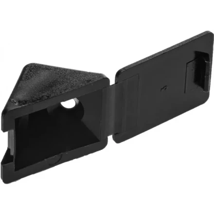 Уголок мебельный ЗУБР с шурупом, цвет черный, 4,0x15мм, ТФ6, 4шт 4-308256-7 купить в Челябинске