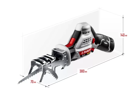 Пила сабельная аккумуляторная СПЛ-121 серия СТАНДАРТ купить в Челябинске